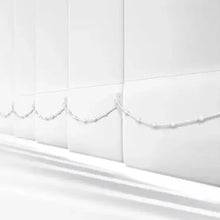 Load image into Gallery viewer, Aspen White Blackout 89mm Vertical Blind Replacement Slats - Vertical Blind Parts