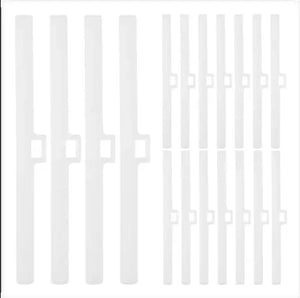 Vertical blind single hole top hangers 3.5