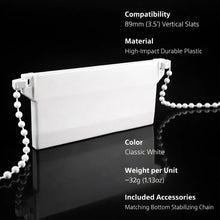 Load image into Gallery viewer, Vertical Blind Weights &amp; Chain 89mm
