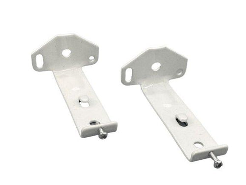 Extended White Bracket for Wall & Ceiling - 90mm Extension - Vertical Blind Parts