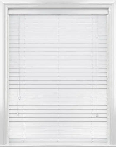 White Faux Wood Blinds-Venetian Blind - Vertical Blind Parts