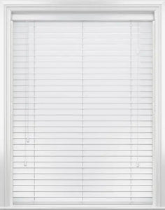 White Faux Wood Blinds-Venetian Blind - Vertical Blind Parts