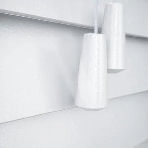 White Faux Wood Blinds-Venetian Blind - Vertical Blind Parts